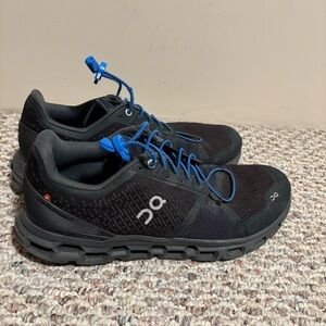 OnCloud Cloudstratus Black Sneakers- Men’s Size 12